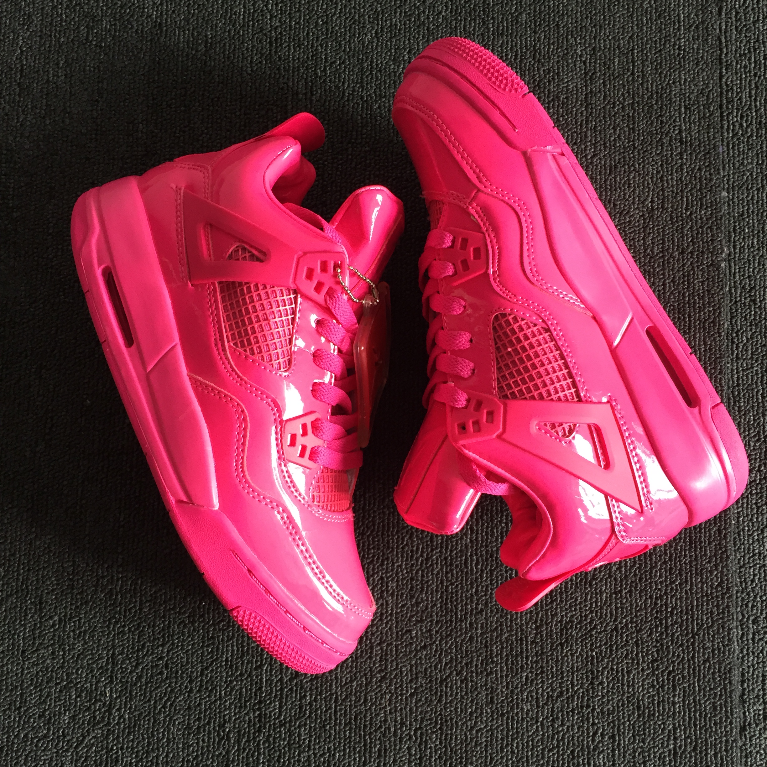 Women Air Jordan 4 Valentine's Day Red Shoes